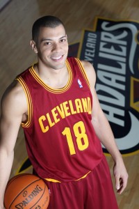 Anthony Parker, shown here with the Cavaliers. Photo from Olimpo dos Deuses.