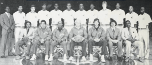 The 1981-1982 Bradley men’s basketball team, pictured above, won 24 games but did not make the NCAA Tournament. The team would go on to win the NIT.