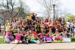 Sigma Chi Fraternity hosted its annual Derby Days Philanthropy Week, raising more than $6,000 for The Huntsman Cancer Foundation. Photo provided by Katlyn Gerdes.