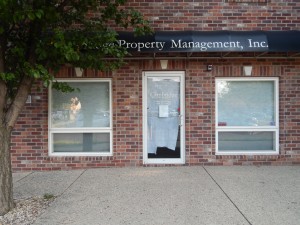 With the change in management of the St. James Complex to George Colwell, General Manager of Off-Campus Properties, the Cambridge Property Management office lays empty. Photo by Tessa Armich.