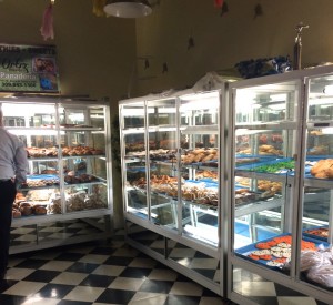 Panaderia Ortiz is a family-owned business that serves baked goods as well as meals, such as tacos and burritos, and is located about 10 minutes from campus. Photo by Maddie Gehling. 