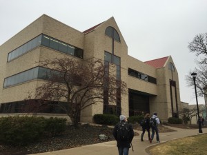 The Cullom-Davis Library was last renovated in 1990, and the changes were only meant to last until the year 2000. Library staff is working on removing empty book stacks to create space for more tables, chairs and study rooms. Photo by Anna Foley.