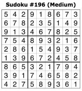 Sudoku Solutions