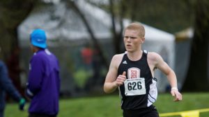 Junior Haran Dunderdale ran a 6K of 18:41.6 at the Hawkeye Early Bird meet over the weekend, which was the best among all Bradley men. Photo via bradleybraves.com.