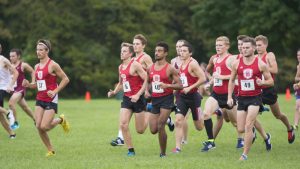 The Bradley menâs cross country team finished ahead of multiple nationally ranked teams last weekend at Pre-Nationals. Photo via bradleybraves.com