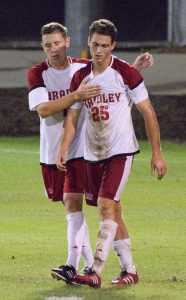 Junior defensman Clark Emerson started 13 of 18 matches this season and logged 1,141 minutes. photo by Justin Limoges