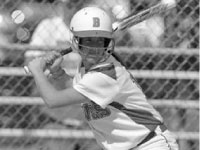 Freshman Jackie Roth started out the season batting .545 with six hits, two RBIs and four runs as the Braves took second place in the Country Inn & Suites Invitational. Photo courtesy of BradleyBraves.com