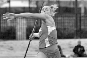 Juinor Erika Sepich walked on the track and field team at Bradley to become more involved. Courtesy of BradleyBraves.com