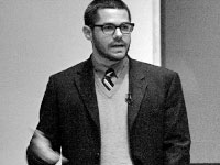 Former MTV producer and writer Gideon Yago visits Bradley to discuss his career in journalism and the importance of youth participation in politics.