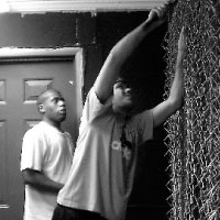 Members of Phi Tau construct a haunted house last fall.