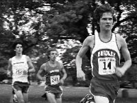 Freshman Chris Frank separates himself from his competition during the middle of the run.