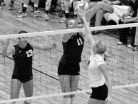 The Braves contest for the control of the ball in their loss to Northern Iowa Saturday.