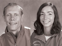 From left: Zach Bowling, Nicole Benson