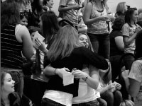 Sorority recruits celebrate on Bid Day on Sunday. Organizers said this year’s recruitment went well and all houses met their quota. This year presented a unique challenge with Rosh Hashanah falling into the recruitment schedule. Photo by Megan Loos