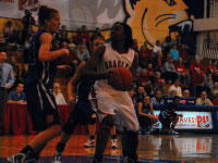 Bradley lost its second straight MVC game on the road at Indiana State, 70-57. Bradley heads into the last games of the regular season against Wichita State and Missouri State. Photo by Adam Moulton